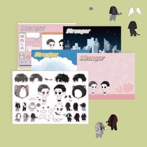 [Stranger] Dress-up sticker set