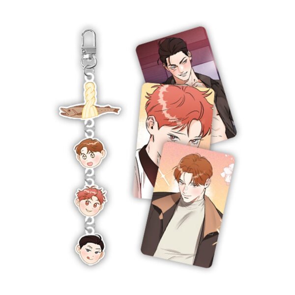 ook, Line, and Sinker Acrylic Keychain Set